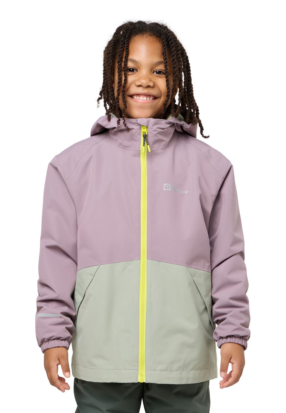 Jack Wolfskin 3 in 1 Jacke Kinder Iceland 3in1 Jacket Kids 152 wild blossom wild blossom von Jack Wolfskin