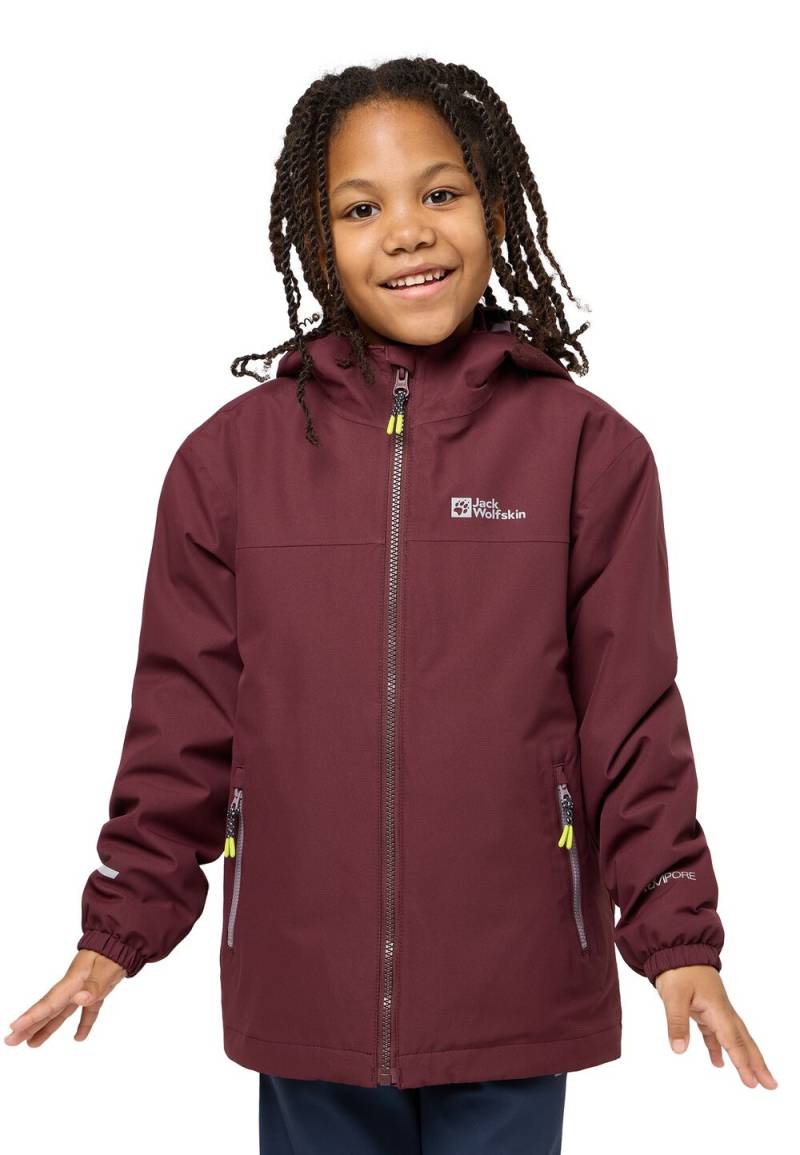 Jack Wolfskin 3 in 1 Jacke Kinder Snowcurl 3in1 Jacket Kids 164 boysenberry boysenberry von Jack Wolfskin