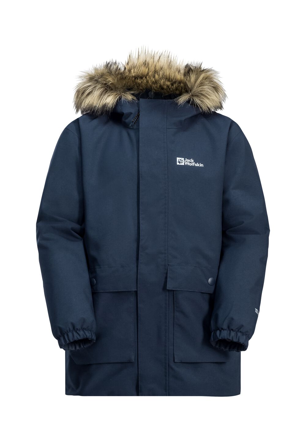 Jack Wolfskin 3 in 1 Jacke Mädchen Cosy Bear 3in1 Parka Girls 104 blau night blue von Jack Wolfskin