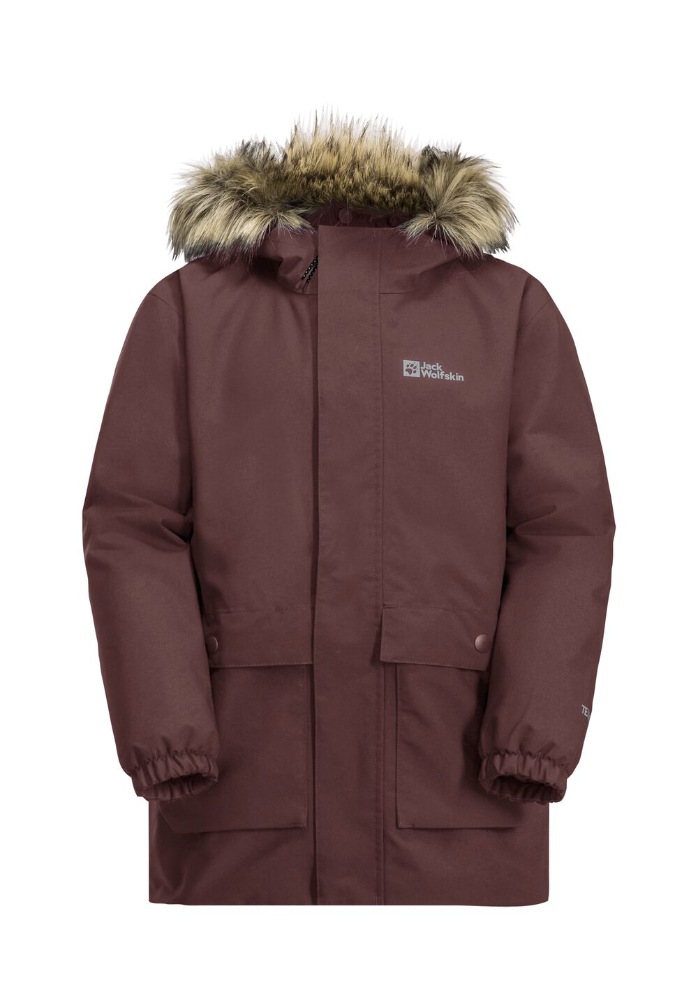 Jack Wolfskin 3 in 1 Jacke Mädchen Cosy Bear 3in1 Parka Girls 104 boysenberry boysenberry von Jack Wolfskin