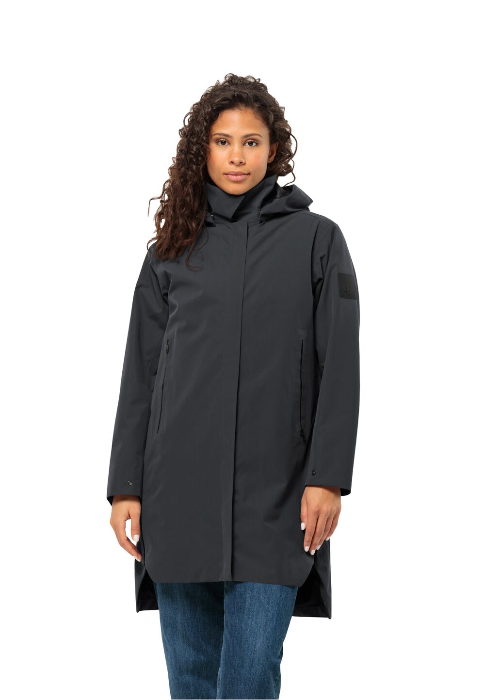 Jack Wolfskin 3 in 1 Mantel Damen Salier 3in1 Coat Women M phantom phantom von Jack Wolfskin