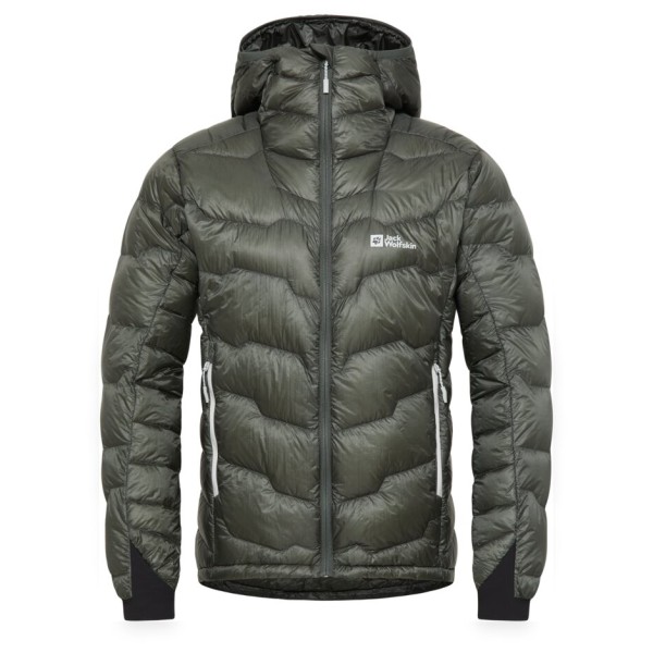 Jack Wolfskin - Alpspitze Down Hoody - Daunenjacke Gr M grau von Jack Wolfskin