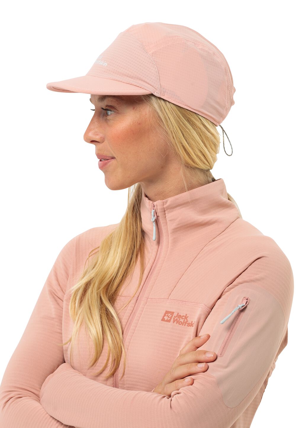 Jack Wolfskin Basecap Prelight Chill Cap One Size rose dawn Rose Dawn von Jack Wolfskin