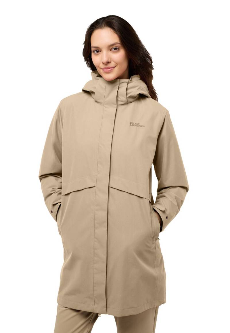 Jack Wolfskin Baylight 3in1 Coat Women M anis anis von Jack Wolfskin