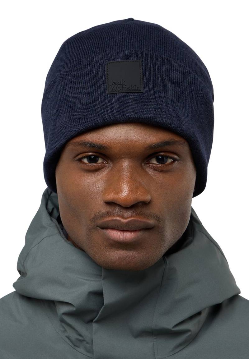 Jack Wolfskin Beanie Mütze Arcaden Beanie L dark navy dark navy von Jack Wolfskin