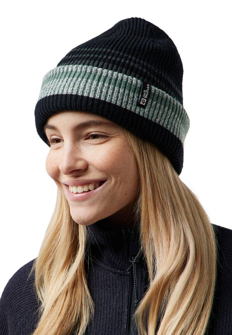 Jack Wolfskin Beanie Mütze Gleam Beanie One Size black black von Jack Wolfskin