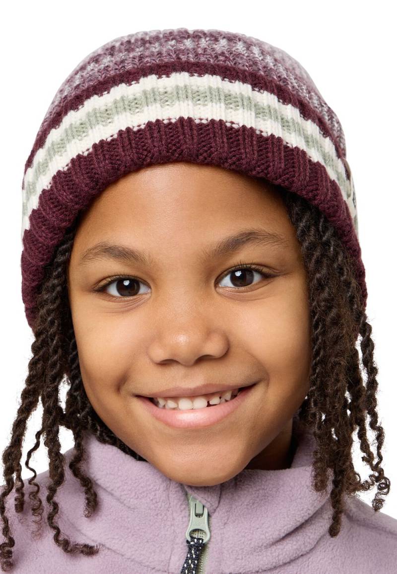 Jack Wolfskin Beanie Mütze Kinder Night Hiker Beanie Kids S boysenberry/ wild blossom boysenberry/ wild blossom von Jack Wolfskin