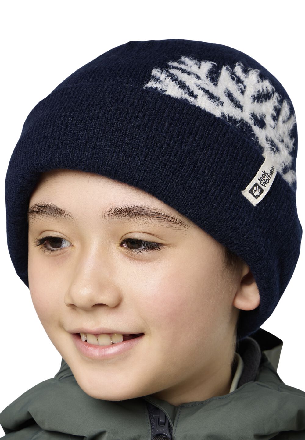 Jack Wolfskin Beanie Mütze Kinder Palaja Beanie Kids One Size blau night blue von Jack Wolfskin