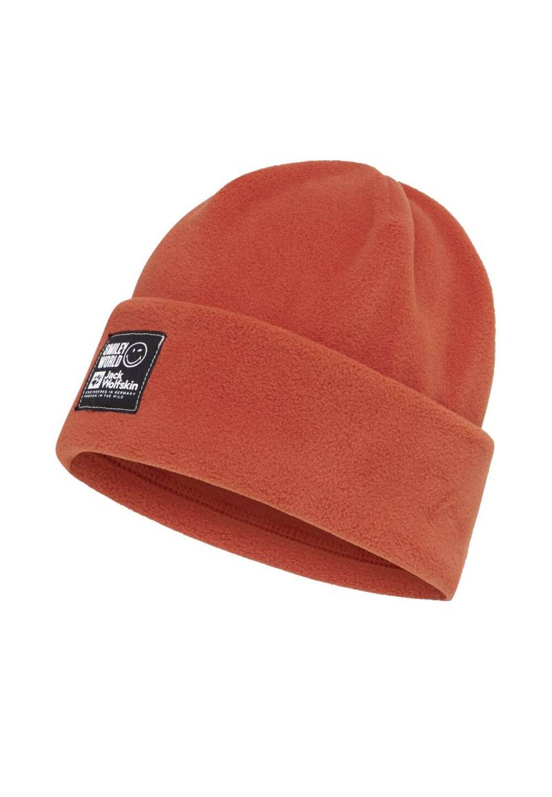 Jack Wolfskin Beanie Mütze Kinder Smileyworld Teen Beanie One Size intense rust intense rust von Jack Wolfskin