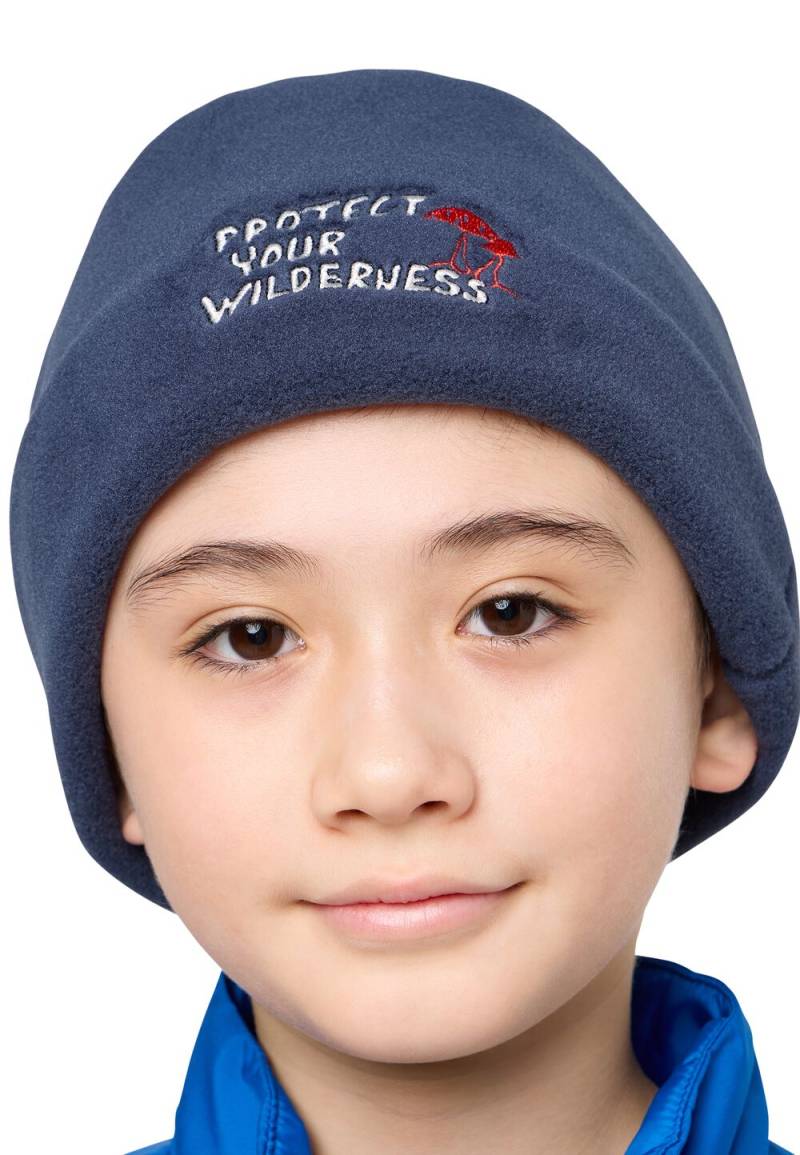 Jack Wolfskin Beanie Mütze Kinder Wilderness Beanie Kids M blau night blue von Jack Wolfskin