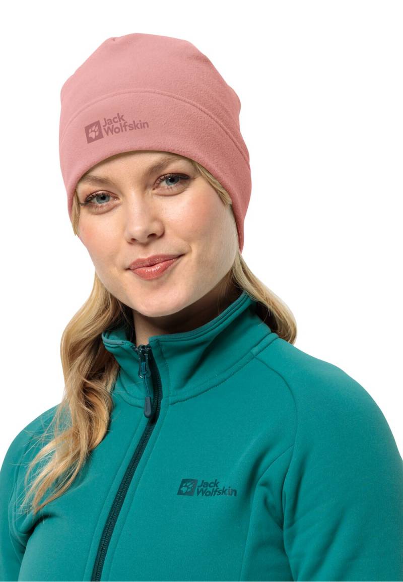 Jack Wolfskin Beanie Mütze Real Stuff Beanie One Size blush powder blush powder von Jack Wolfskin