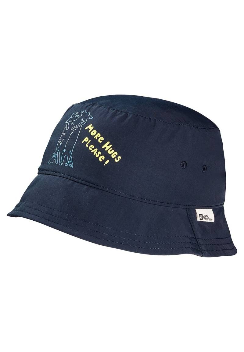 Jack Wolfskin Bucket Hat Kinder AT Home Bucket Hat Kids M blau night blue von Jack Wolfskin