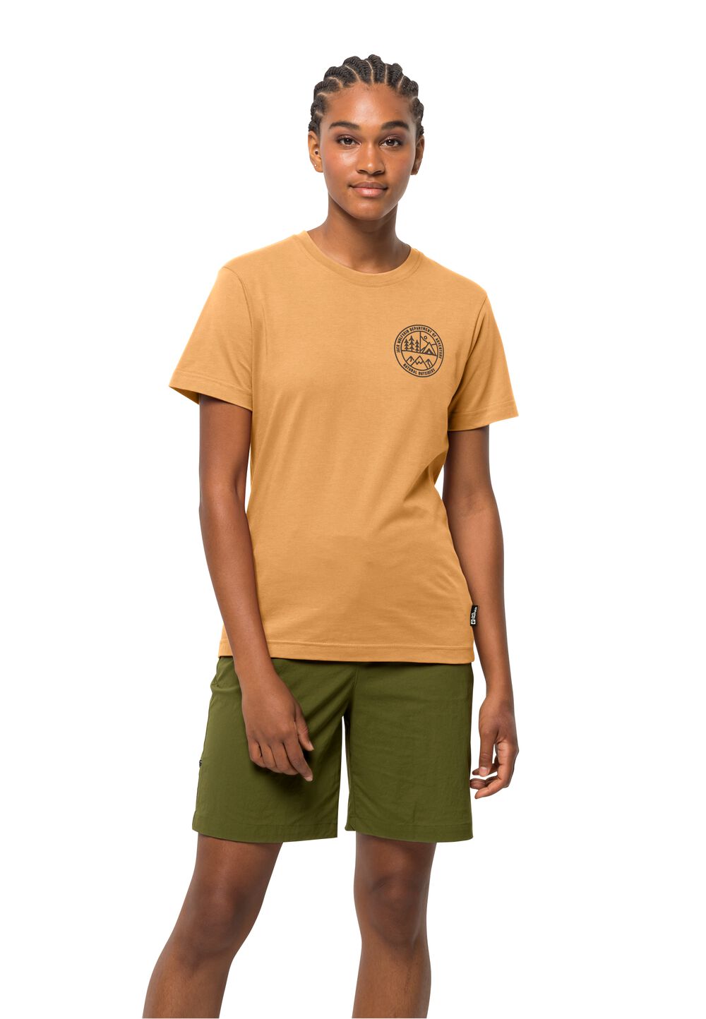 Jack Wolfskin Campfire T-Shirt Women L honey yellow honey yellow von Jack Wolfskin