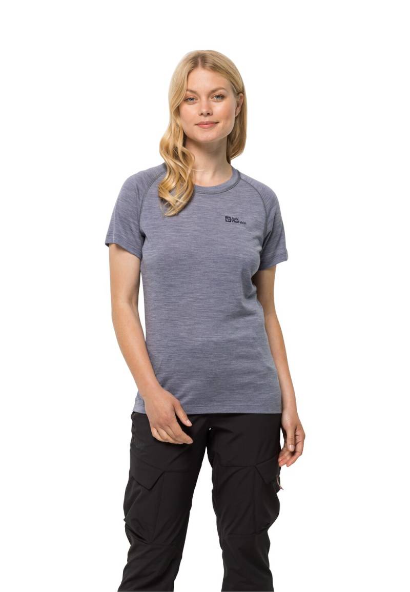 Jack Wolfskin Damen T-Shirt aus Merinowolle Kammweg S/S Women XL dolphin dolphin von Jack Wolfskin