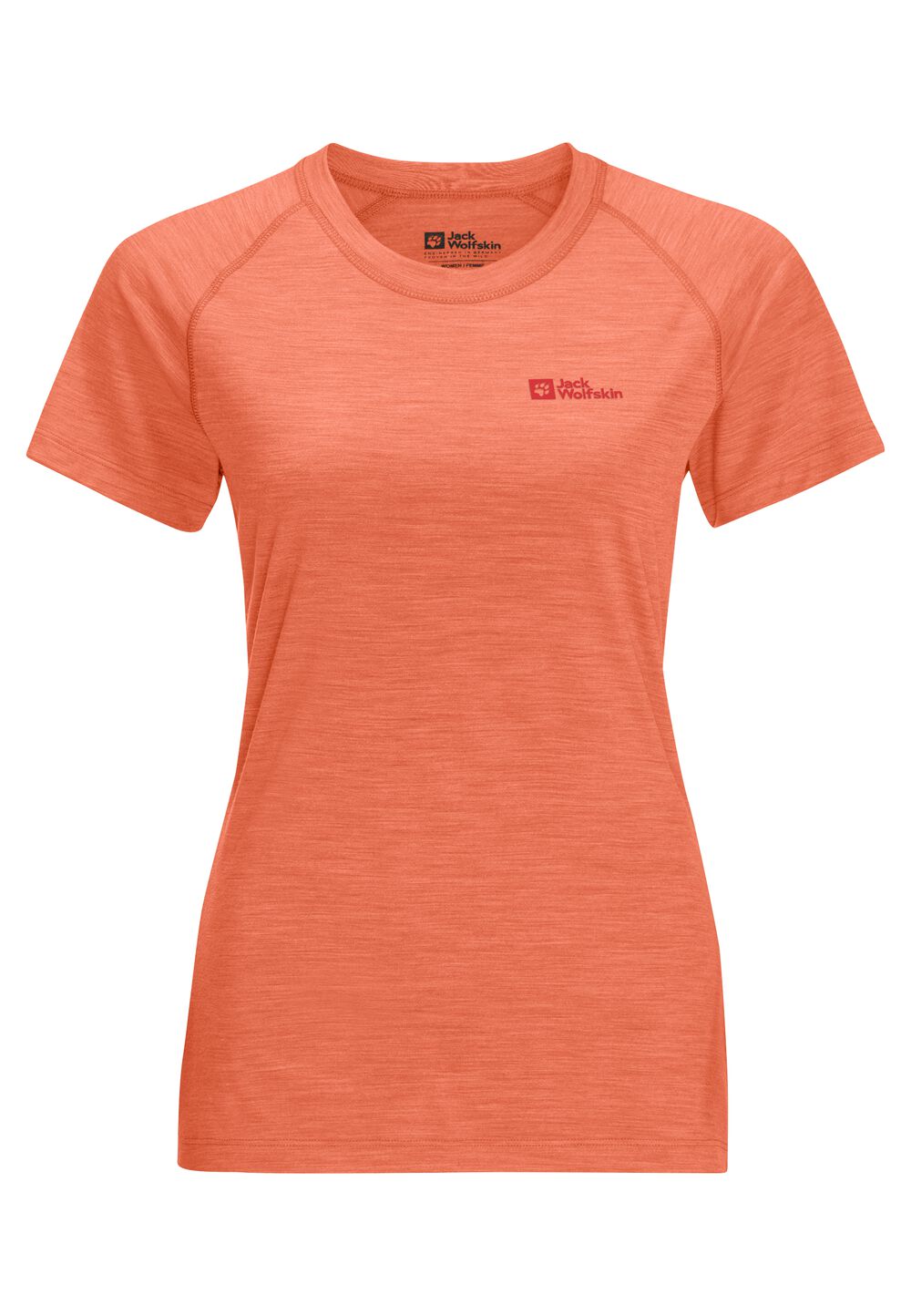 Jack Wolfskin Damen T-shirt aus Merinowolle Kammweg S/S Women XS guave guave von Jack Wolfskin