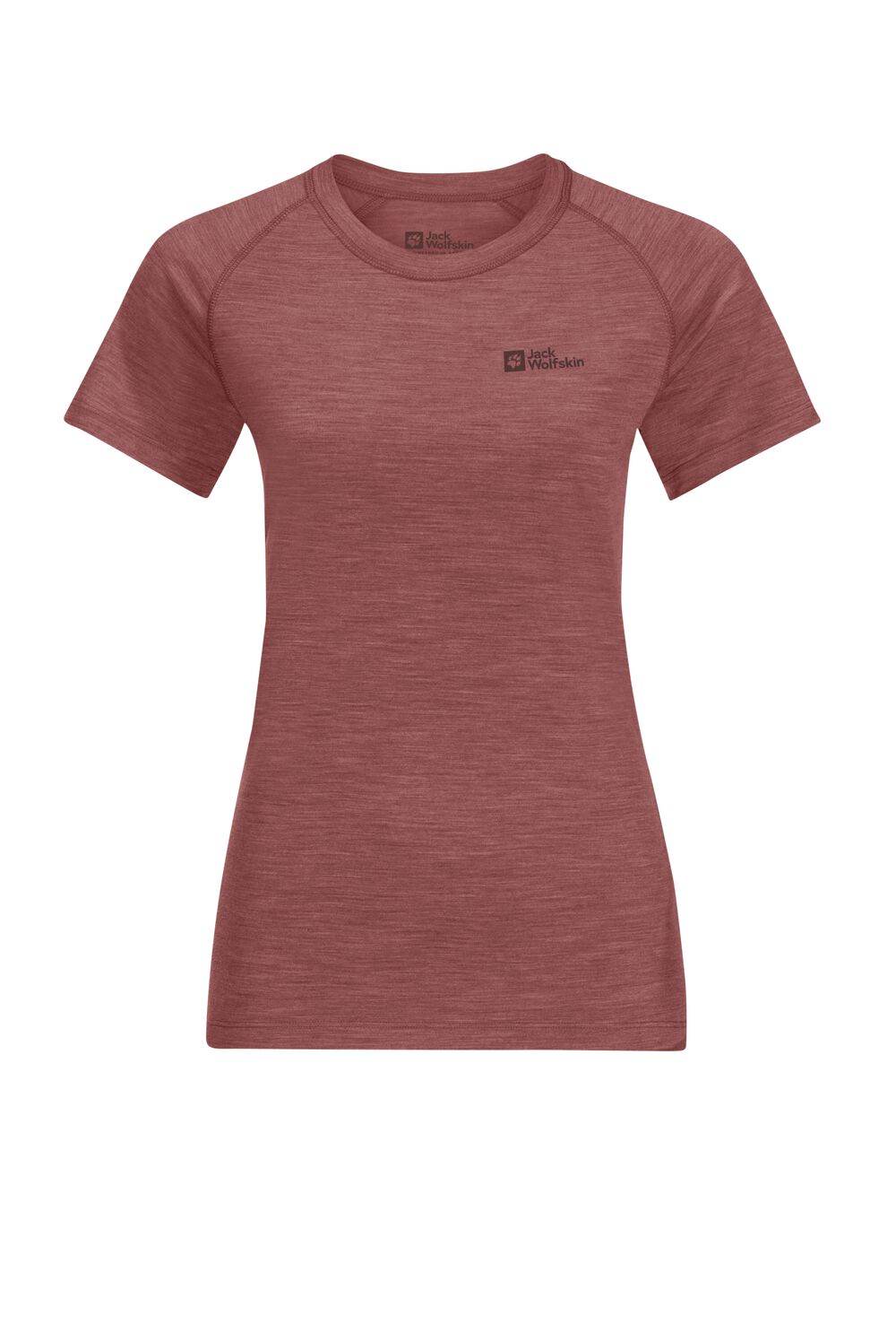 Jack Wolfskin Damen T-shirt aus Merinowolle Kammweg S/S Women XXL apple butter apple butter von Jack Wolfskin