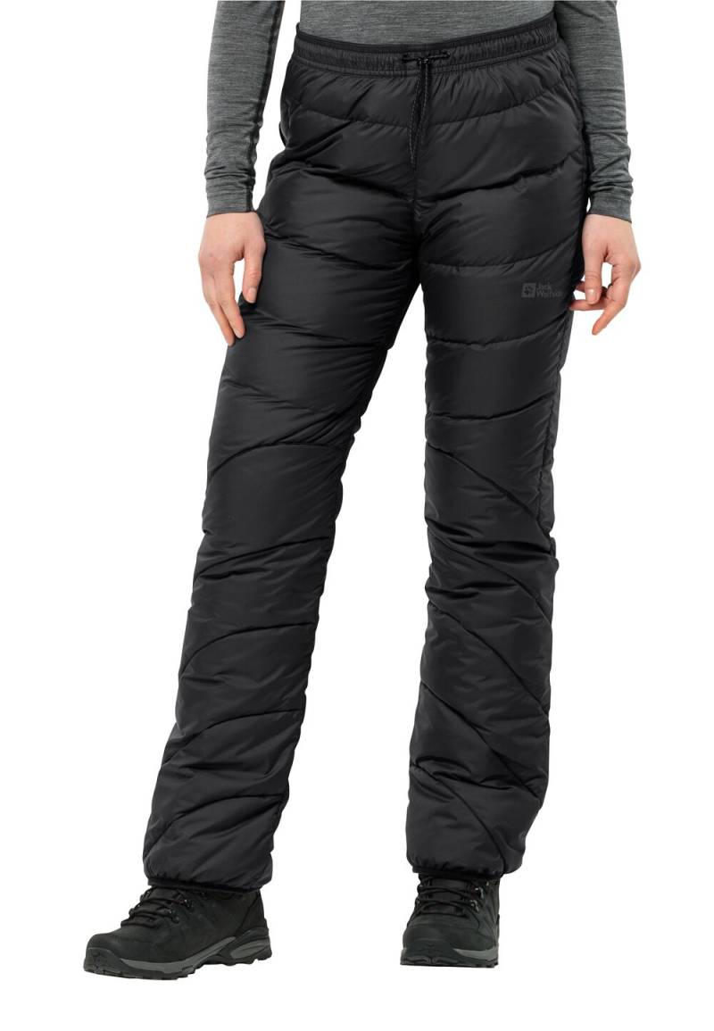 Jack Wolfskin Daunenhose Damen Atmosphere Pants Women L black black von Jack Wolfskin