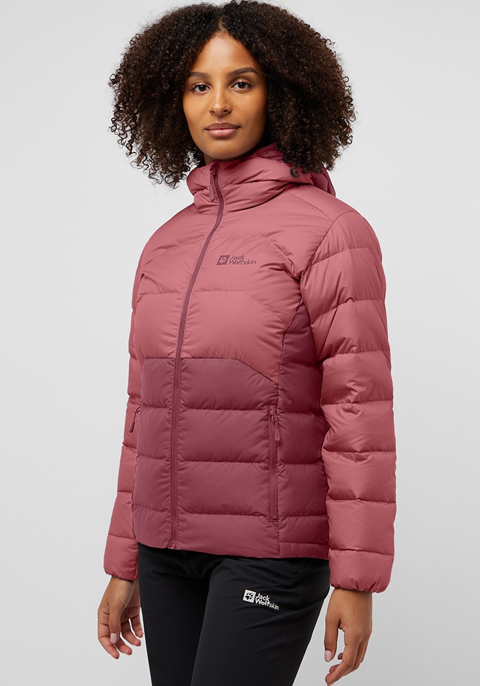 Jack Wolfskin Daunenjacke »ATHER DOWN HOODY W RDS«, mit Kapuze von Jack Wolfskin