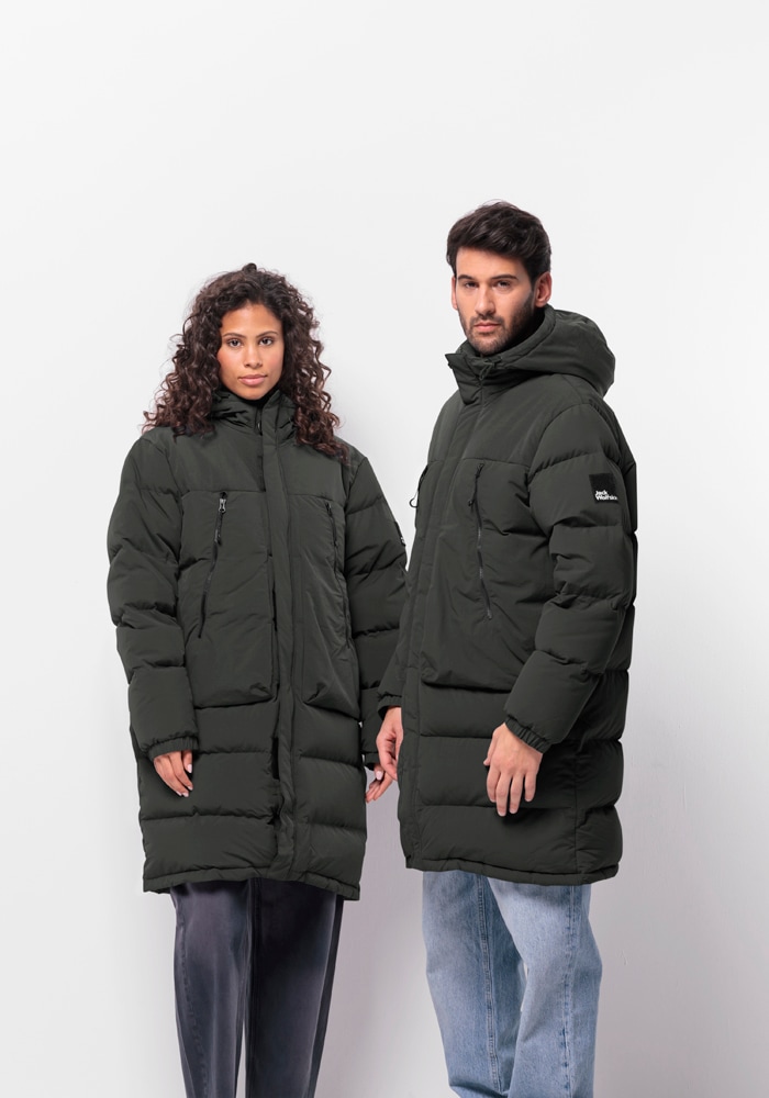 Jack Wolfskin Daunenjacke »DELLBRUECK LONG JKT«, mit Kapuze von Jack Wolfskin