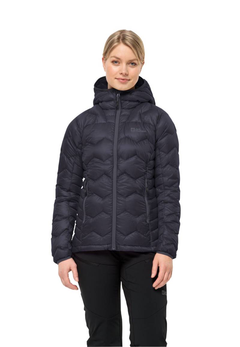 Jack Wolfskin Daunenjacke Damen Alpspitze Down Hoody Women L graphite Graphite von Jack Wolfskin