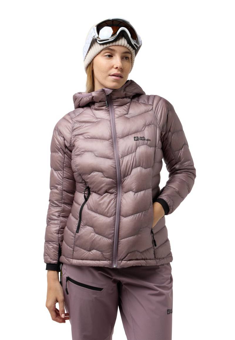 Jack Wolfskin Daunenjacke Damen Alpspitze Down Hoody Women L wild blossom wild blossom von Jack Wolfskin