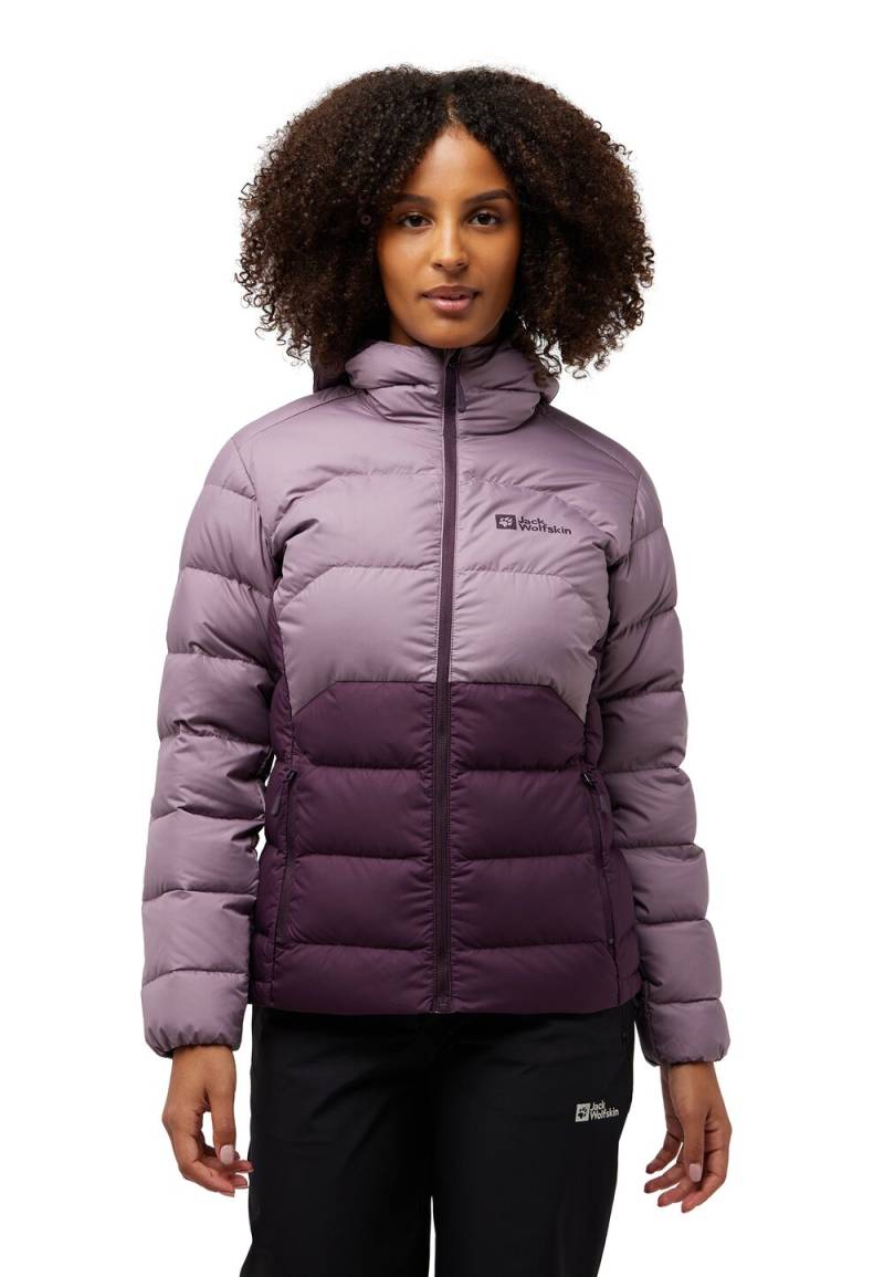 Jack Wolfskin Daunenjacke Damen Ather Down Hoody Women RDS 3XL midnight plum midnight plum von Jack Wolfskin