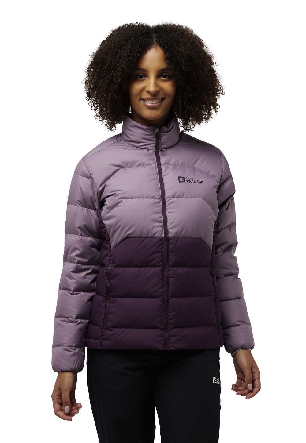 Jack Wolfskin Daunenjacke Damen Ather Down Jacket Women RDS S midnight plum midnight plum von Jack Wolfskin