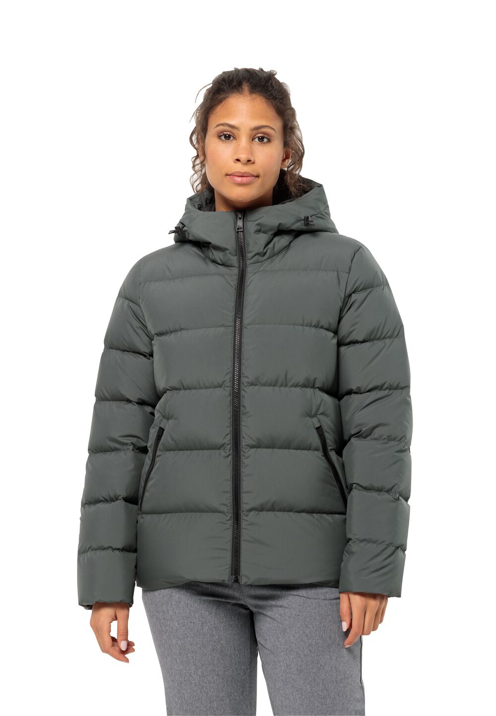 Jack Wolfskin Daunenjacke Damen Frozen Palace Jacket Women L slate green slate green von Jack Wolfskin