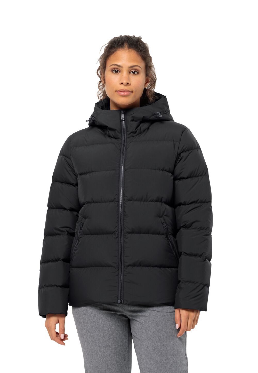 Jack Wolfskin Daunenjacke Damen Frozen Palace Jacket Women M black black von Jack Wolfskin