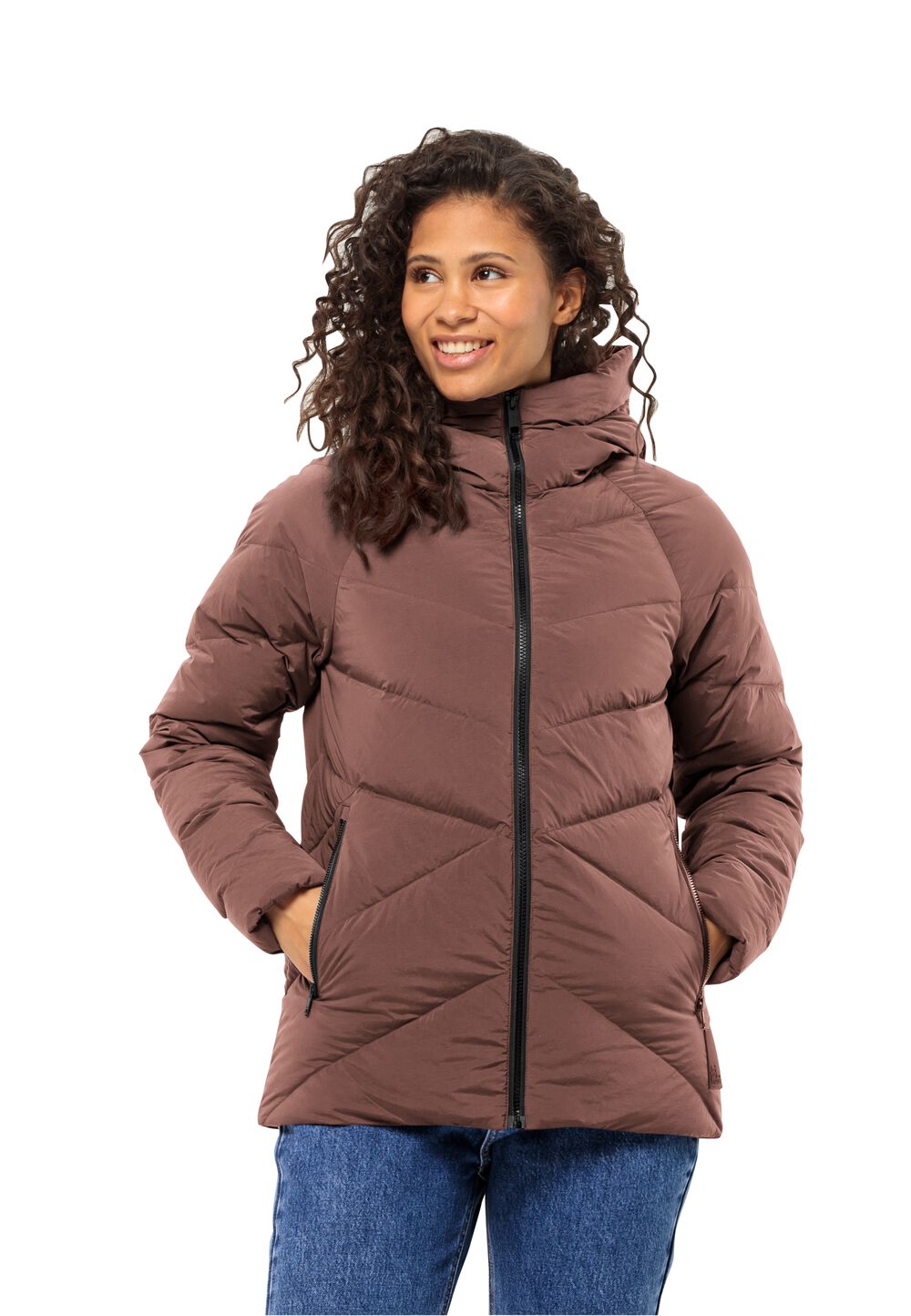 Jack Wolfskin Daunenjacke Damen Marienplatz Jacket Women L wild ginger wild ginger von Jack Wolfskin