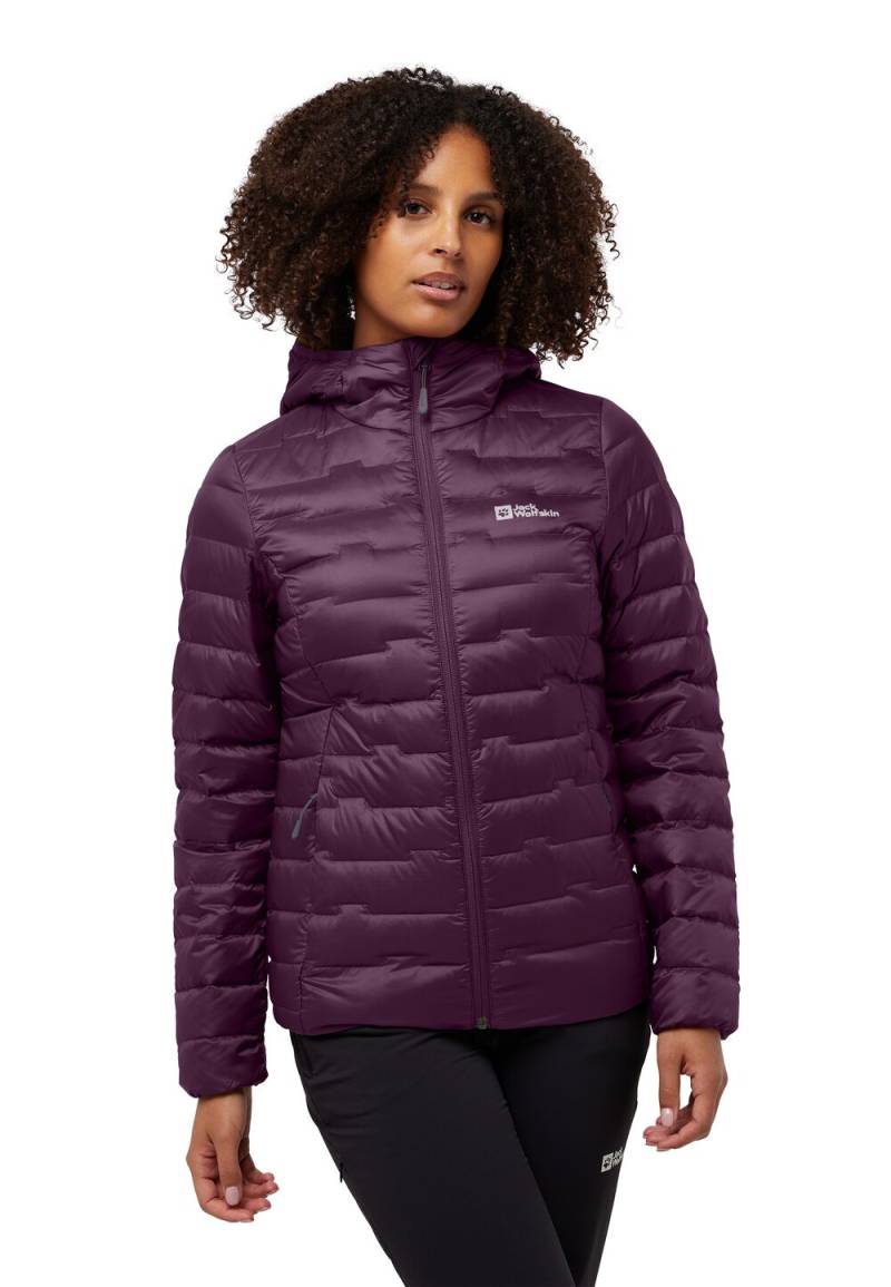 Jack Wolfskin Daunenjacke Damen Passamani Down Hoody Women RDS M midnight plum midnight plum von Jack Wolfskin