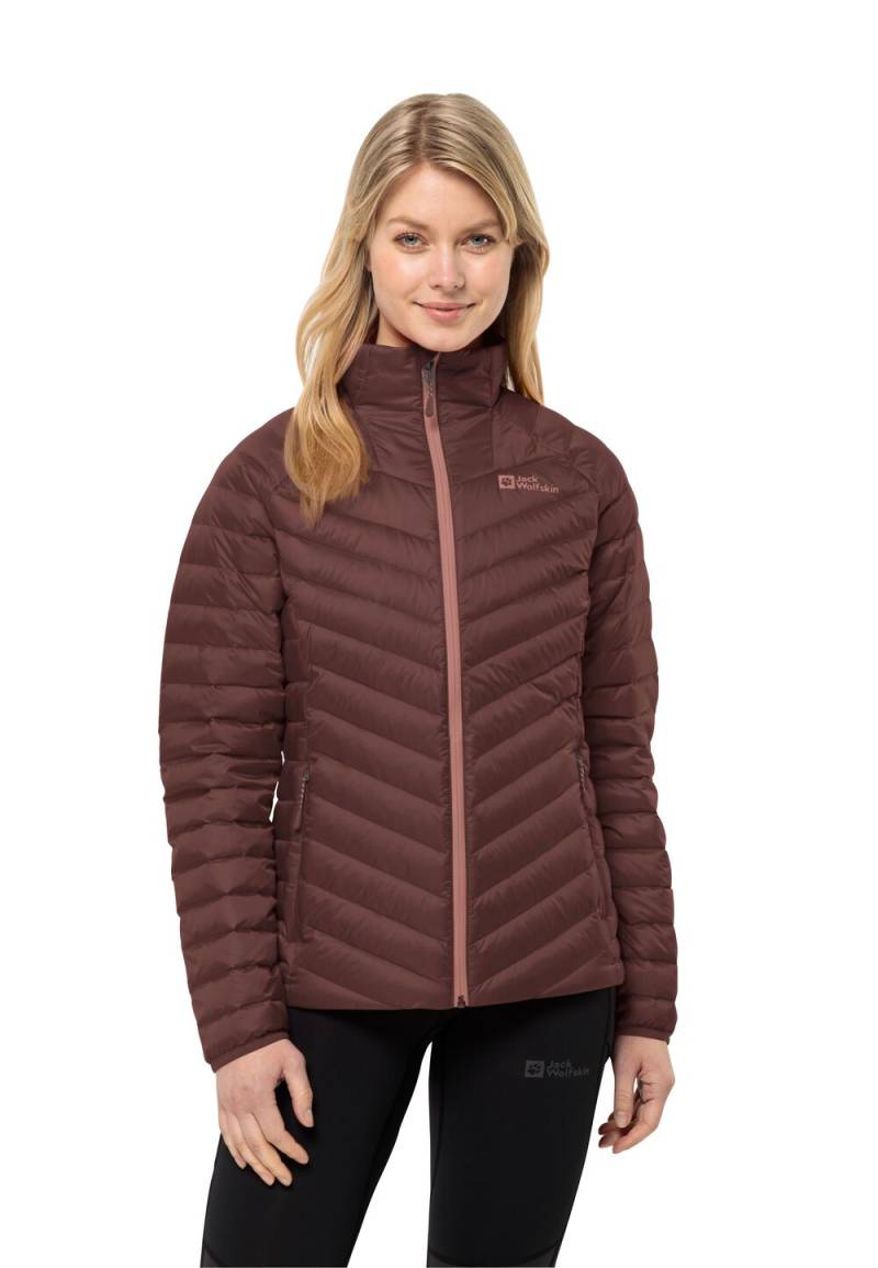 Jack Wolfskin Daunenjacke Damen Passamani Down Jacket Women S dark maroon dark maroon von Jack Wolfskin