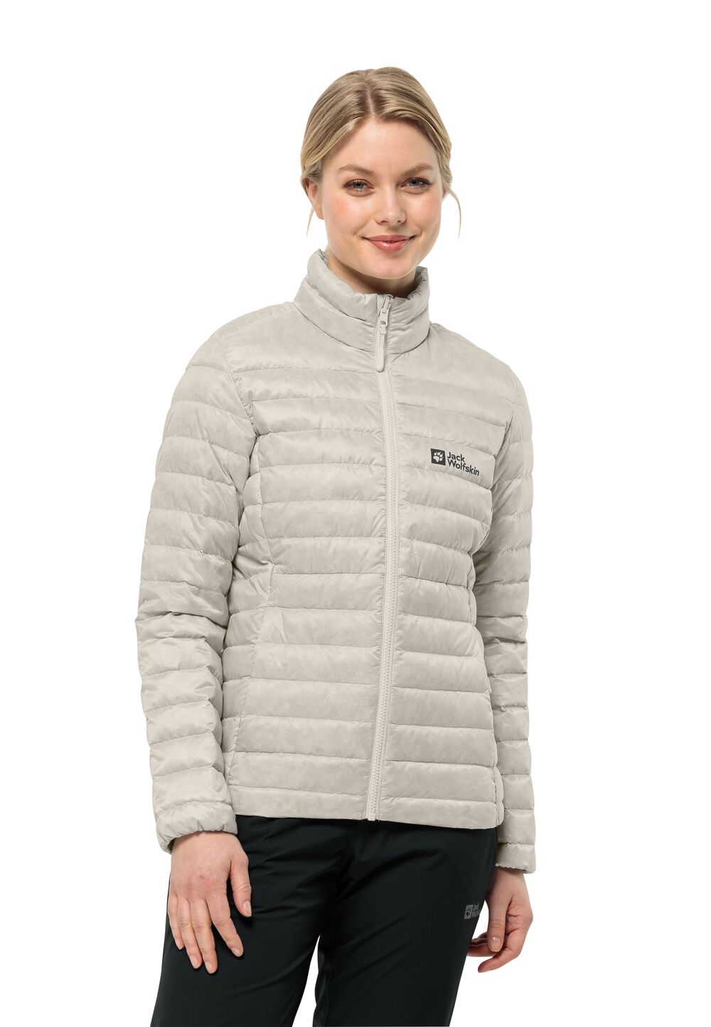 Jack Wolfskin Daunenjacke Damen Pilvi Down Jacket Women M dove dove von Jack Wolfskin