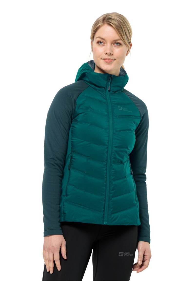 Jack Wolfskin Daunenjacke Damen Tasman Down Hybrid Women L sea green sea green von Jack Wolfskin