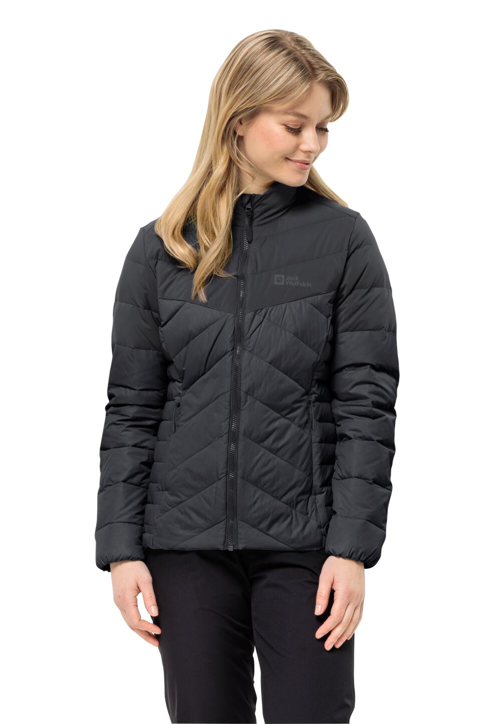 Jack Wolfskin Daunenjacke Damen Tundra Down Jacket Women L black black von Jack Wolfskin