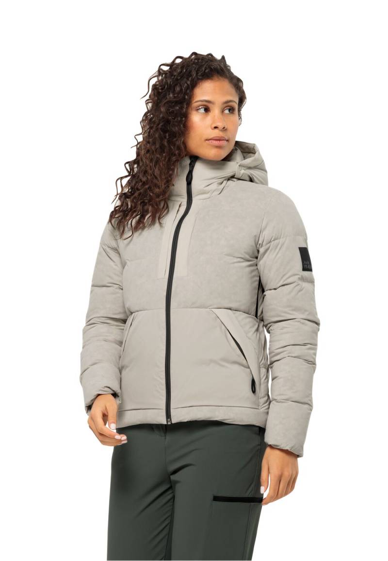 Jack Wolfskin Daunenjacke Damen Wandermood Down Jacket Women L dusty grey Dusty Grey von Jack Wolfskin