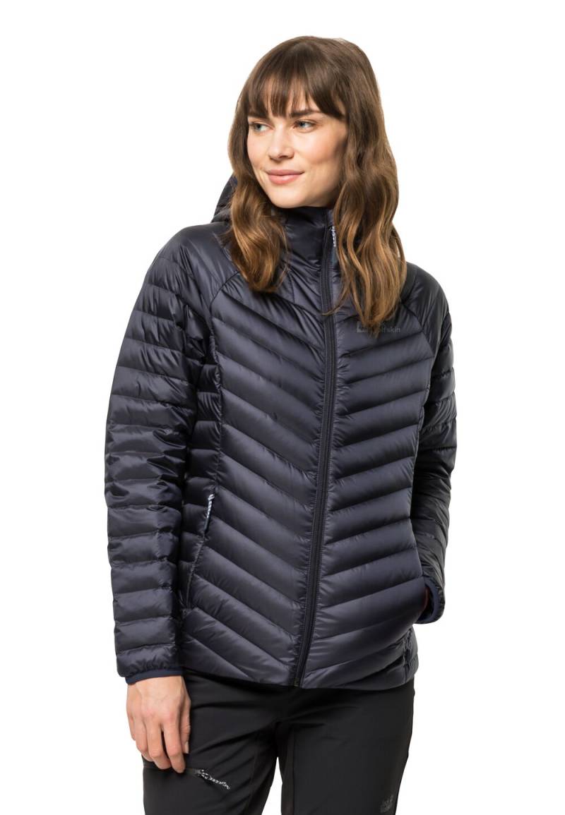 Jack Wolfskin Daunenjacke Damen Passamani Down Hoody Women L graphite Graphite von Jack Wolfskin