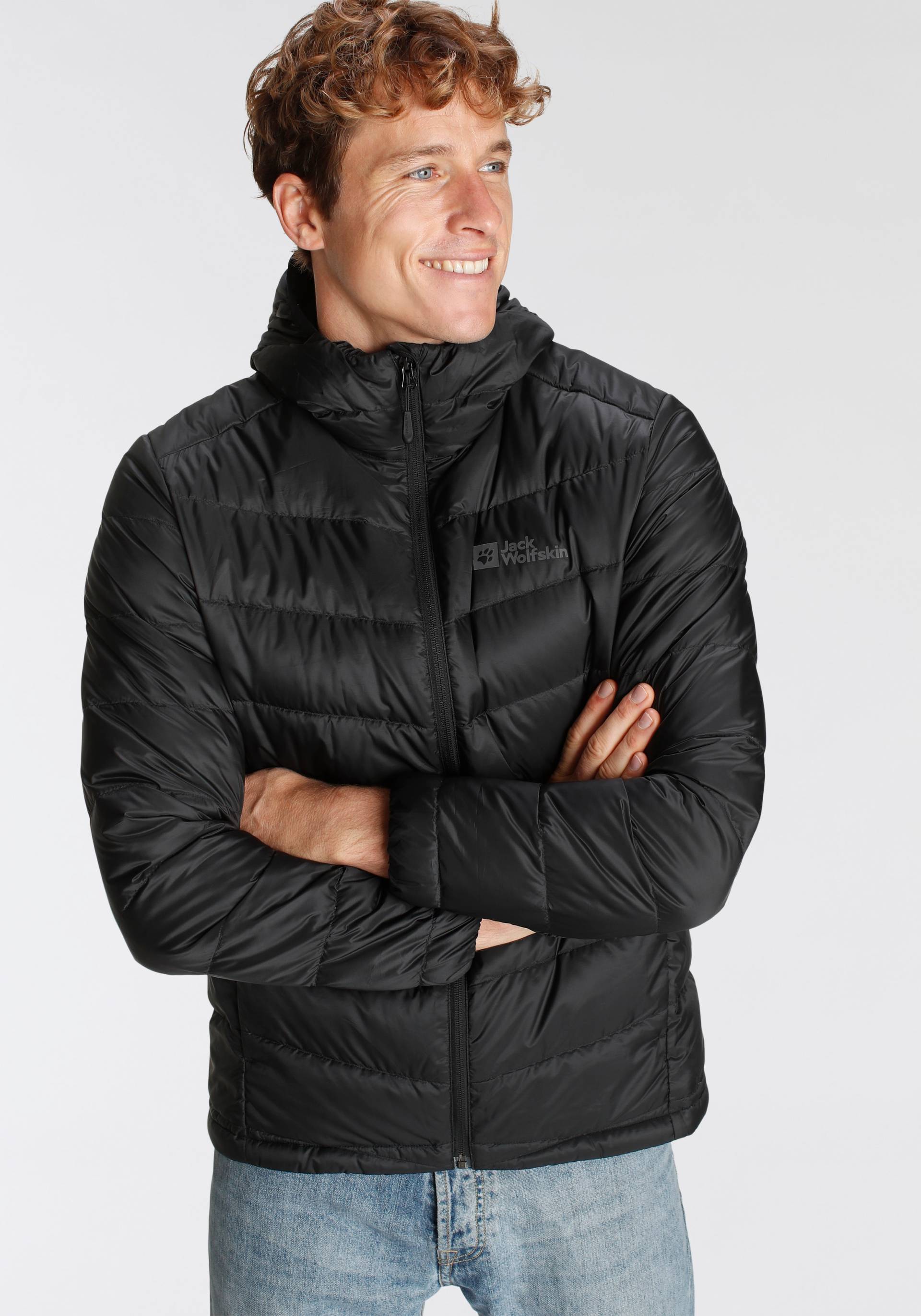 Jack Wolfskin Daunenjacke »HOLLENBERG«, mit Kapuze, Winterjacke von Jack Wolfskin