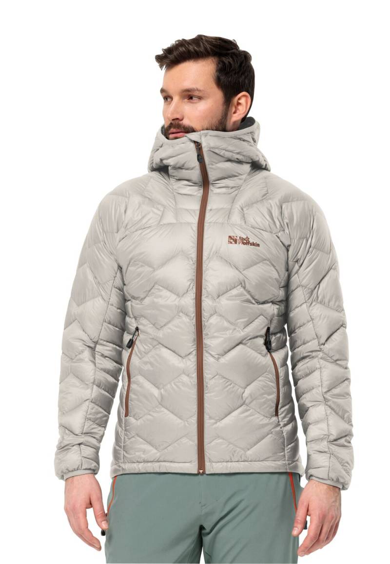 Jack Wolfskin Daunenjacke Herren Alpspitze Down Hoody Men L dove dove von Jack Wolfskin