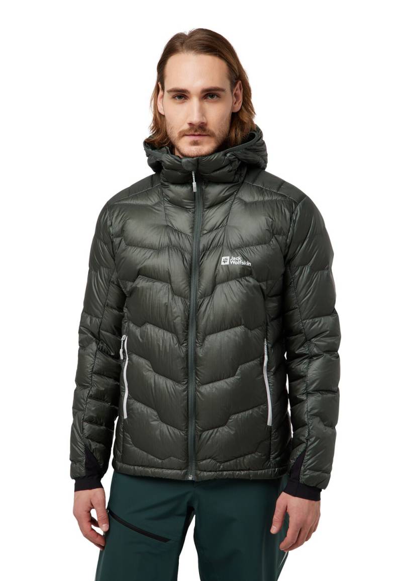 Jack Wolfskin Daunenjacke Herren Alpspitze Down Hoody Men L slate green slate green von Jack Wolfskin