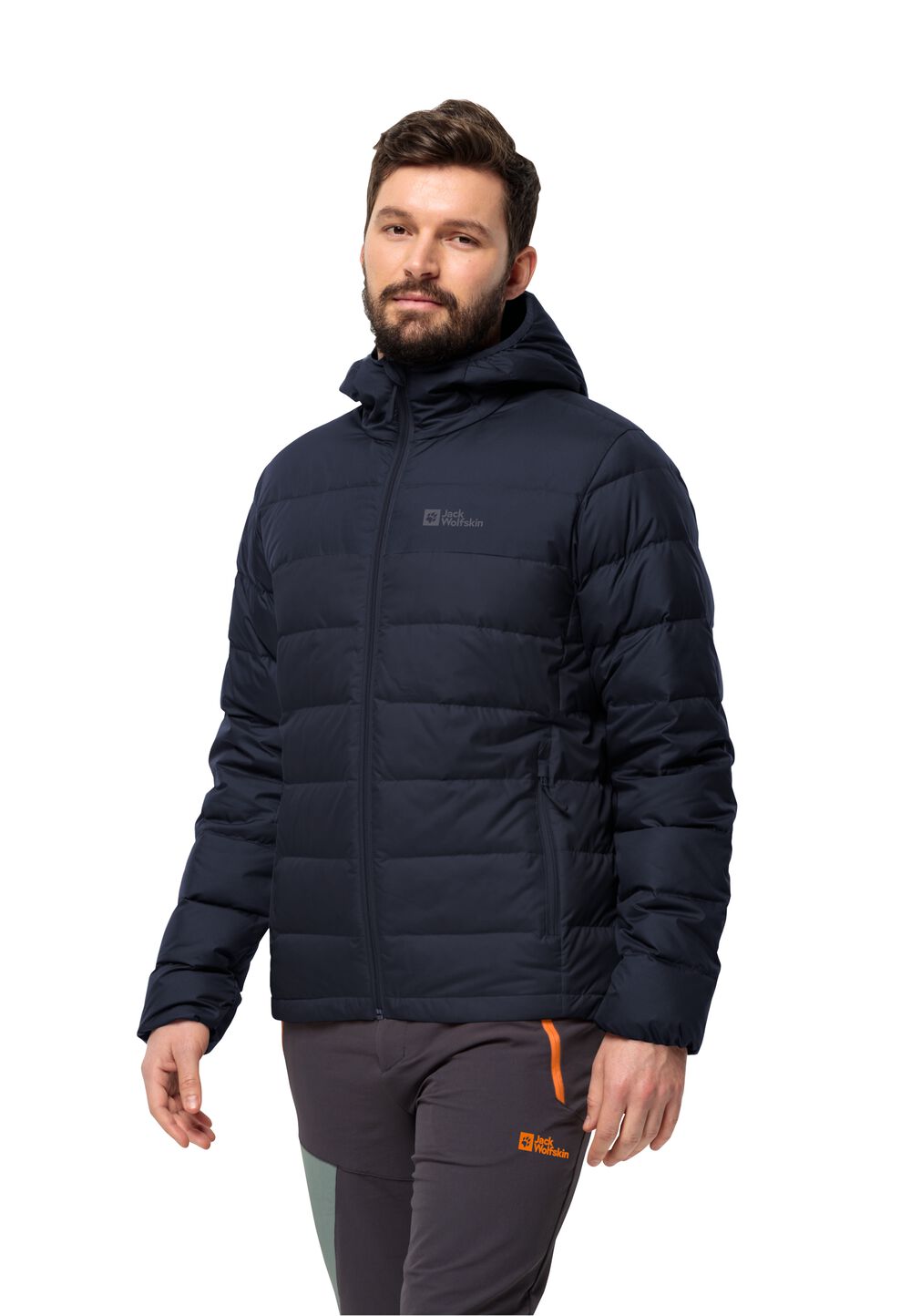 Jack Wolfskin Daunenjacke Herren Ather Down Hoody Men RDS XXXL blau night blue von Jack Wolfskin