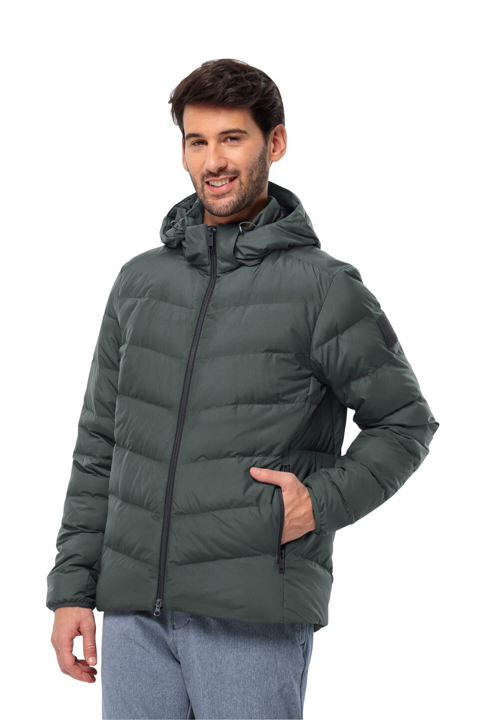 Jack Wolfskin Daunenjacke Herren Colonius Jacket Men XXXL slate green slate green von Jack Wolfskin