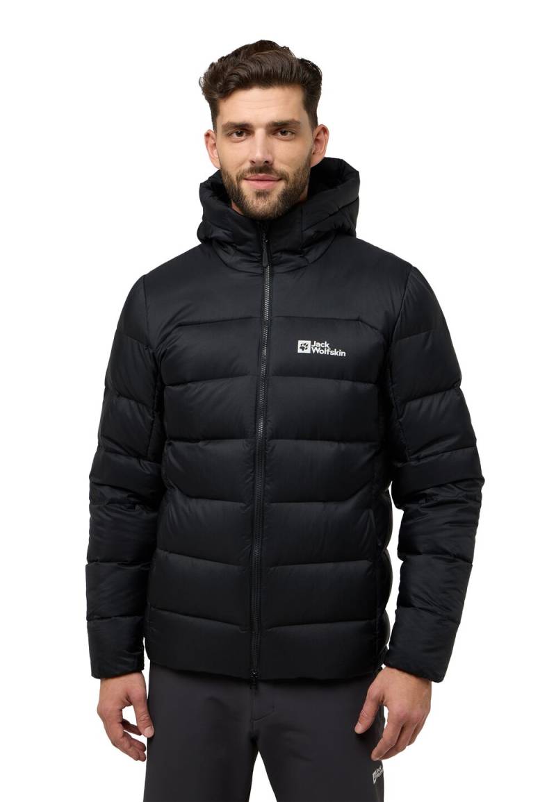 Jack Wolfskin Daunenjacke Herren Nebelhorn Down Hoody Men RDS 2XL black black von Jack Wolfskin