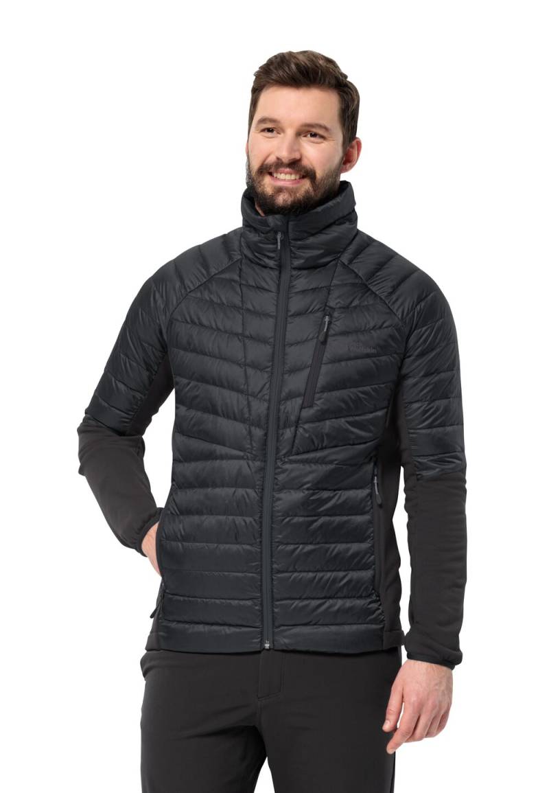 Jack Wolfskin Daunenjacke Herren Nebelhorn Down Hybrid Men M phantom Phantom von Jack Wolfskin