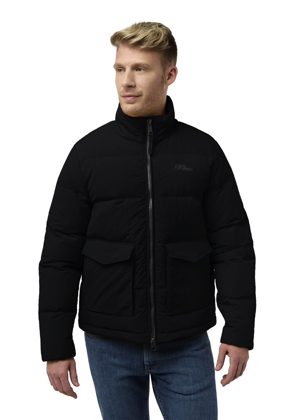 Jack Wolfskin Daunenjacke Herren Nordlicht Jacket Men L black black von Jack Wolfskin