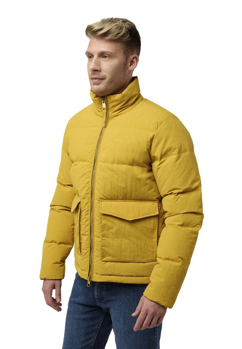 Jack Wolfskin Daunenjacke Herren Nordlicht Jacket Men XL mustard mustard von Jack Wolfskin