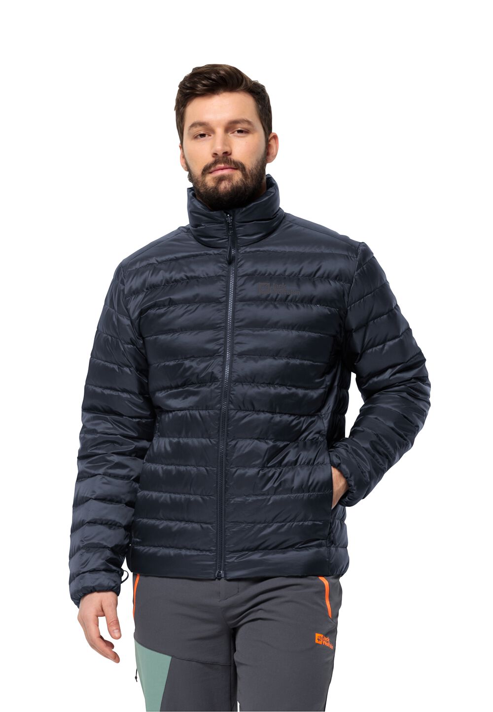 Jack Wolfskin Daunenjacke Herren Pilvi Down Jacket Men RDS XXXL blau night blue von Jack Wolfskin