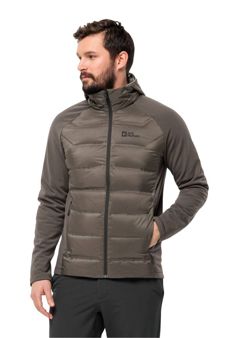 Jack Wolfskin Daunenjacke Herren Tasman Down Hybrid Men L cold coffee cold coffee von Jack Wolfskin