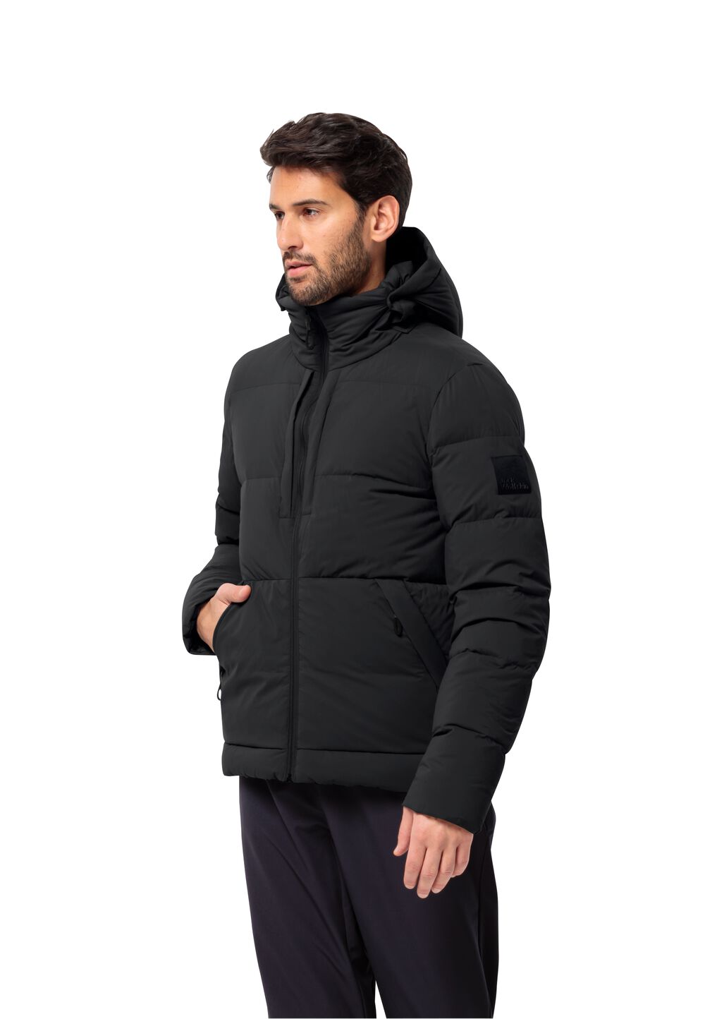 Jack Wolfskin Daunenjacke Herren Wandermood Down Jacket Men XXXL black black von Jack Wolfskin