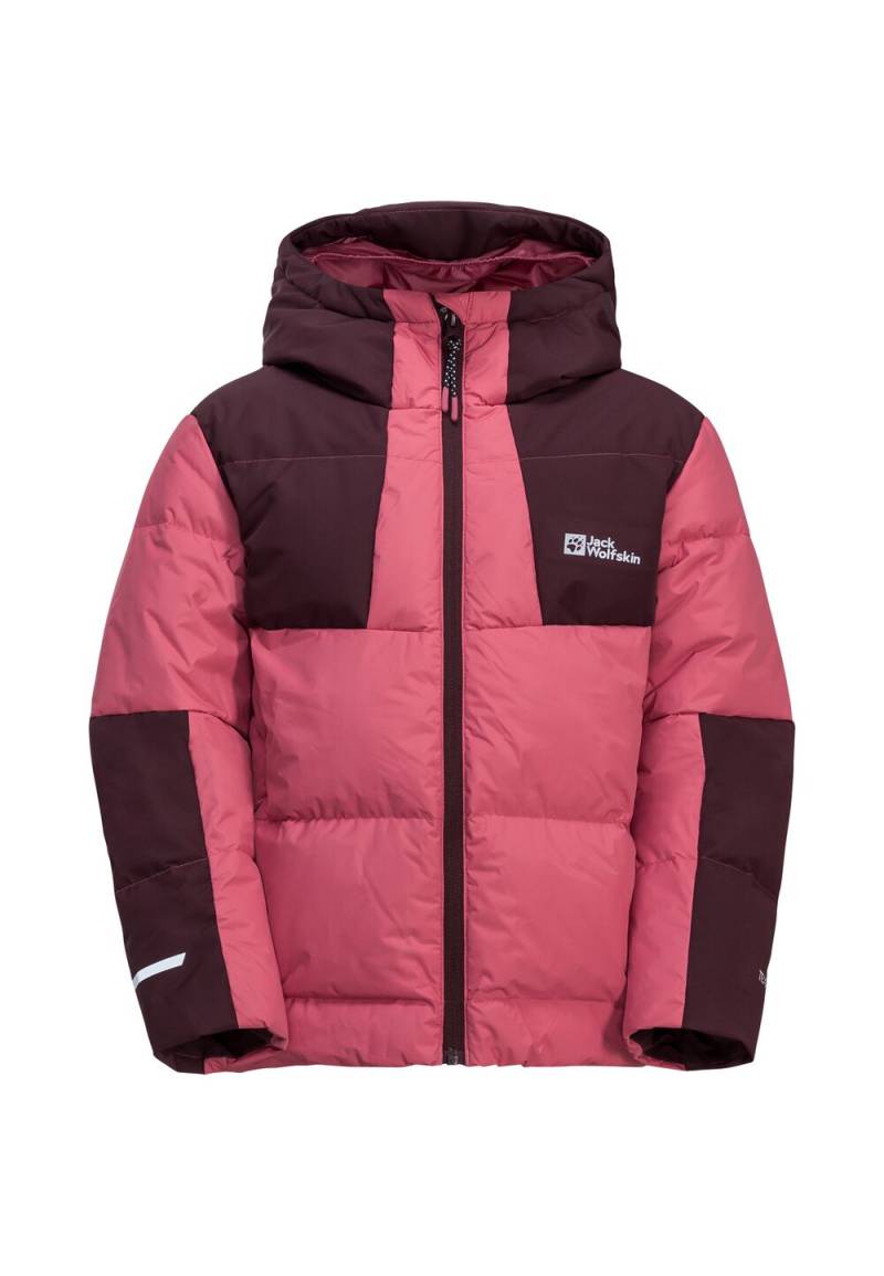 Jack Wolfskin Daunenjacke Kinder Actamic Down Jacket Kids 128 soft pink soft pink von Jack Wolfskin